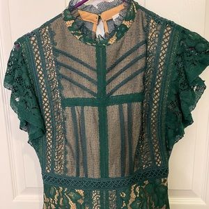 Green Lace Dress